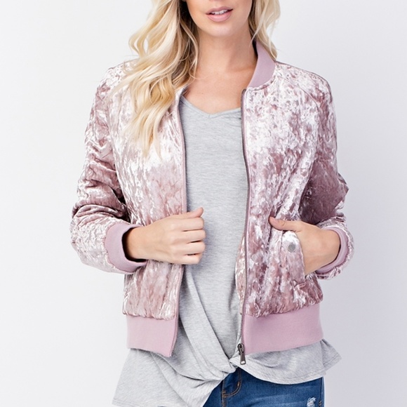Ashley By 26 International Mauve Velvet Jacket - Picture 2 of 7